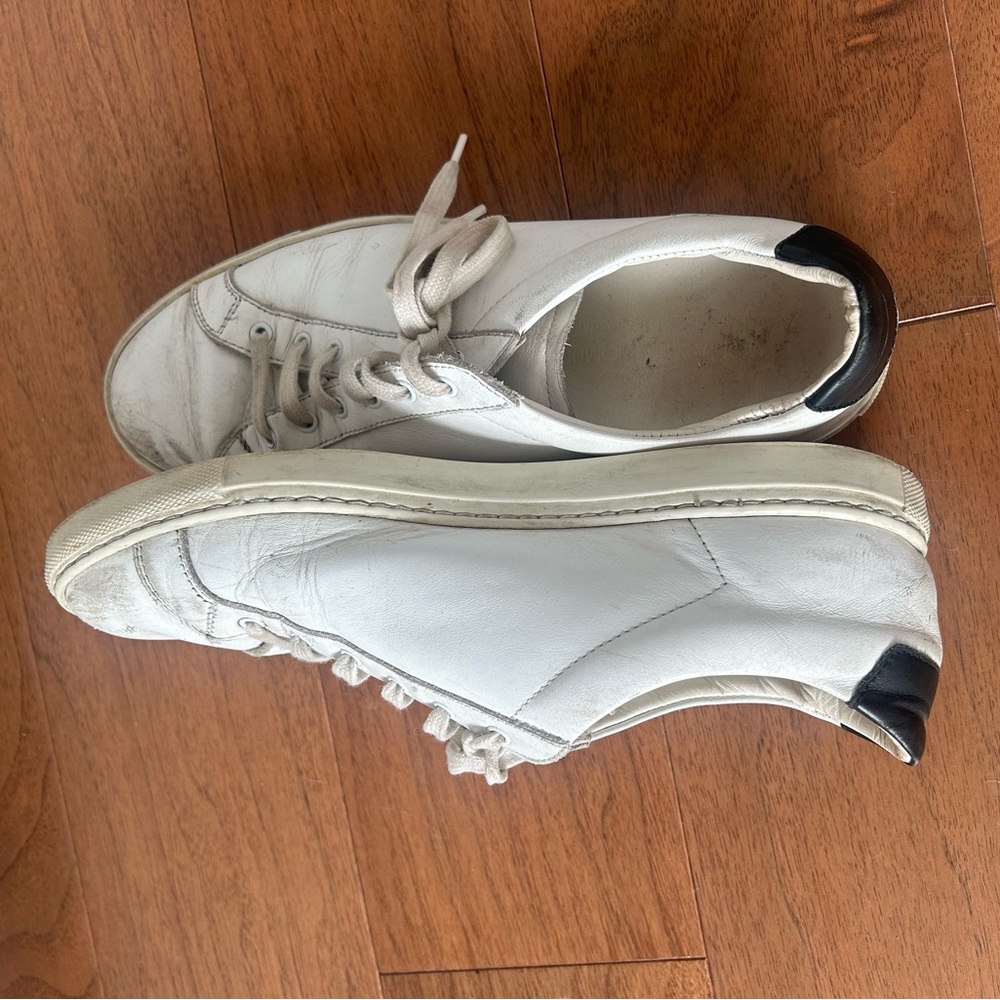 Common Projects low top Achilles white with black heel